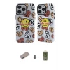 ieg™ iPhone 12 Pro Max Kılıf Nova Doku Koleksiyonu - Siyah Joko Magic 5D Hayalet Cam + Shine Kamera Lens Koruma Cam - SABE