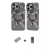ieg™ iPhone 12 Pro Max Kılıf Nova Doku Koleksiyonu - Siyah Joko Magic 5D Hayalet Cam + Shine Kamera Lens Koruma Cam - SABE