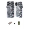 ieg™ iPhone 12 Pro Max Kılıf Nova Doku Koleksiyonu - Siyah Joko Magic 5D Hayalet Cam + Shine Kamera Lens Koruma Cam - SABE