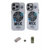 ieg™ iPhone 12 Pro Max Kılıf Nova Doku Koleksiyonu - Siyah Joko Magic 5D Hayalet Cam + Shine Kamera Lens Koruma Cam - SABE