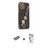 ieg™ iPhone 12 Pro Max Kılıf Nova Işık Prime - Şeffaf Uv Polymer Nano Ekran Koruyucu + Renkli Kamera Lens Koruma Cam - MI