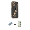 ieg™ iPhone 12 Pro Max Kılıf Nova Işık Prime - Siyah 20D Premium Cam Ekran Koruyucu + Shine Kamera Lens Koruma Cam - GI