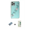 ieg™ iPhone 12 Pro Max Kılıf Nova Işık Prime - Siyah 20D Premium Cam Ekran Koruyucu + Shine Kamera Lens Koruma Cam - GI
