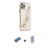 ieg™ iPhone 12 Pro Max Kılıf Nova Işık Prime - Siyah Joko Magic 5D Cam + Shine Kamera Lens Koruma Cam - GD