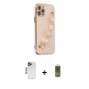 ieg™ iPhone 12 Pro Max Kılıf Nova Işık Prime - Siyah Joko Magic 5D Hayalet Cam + Shine Kamera Lens - LT