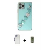 ieg™ iPhone 12 Pro Max Kılıf Nova Işık Prime - Siyah Joko Magic 5D Hayalet Cam + Shine Kamera Lens - LT