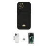 ieg™ iPhone 12 Pro Max Kılıf Vadi Çizgi Prime - Şeffaf 360 Full Body Arka Koruyucu + Shine Kamera Lens - LT