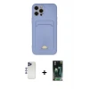 ieg™ iPhone 12 Pro Max Kılıf Vadi Çizgi Prime - Şeffaf 360 Full Body Arka Koruyucu + Shine Kamera Lens - LT
