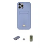 ieg™ iPhone 12 Pro Max Kılıf Vadi Çizgi Prime - Siyah Joko Magic 5D Hayalet Cam + Renkli Kamera Lens Koruma Cam - PE