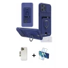 ieg™ iPhone 12 Pro Max Kılıf Vadi Form Prime - Siyah 3D Antistatik Seramik Nano Ekran Koruyucu + Shine Kamera Lens - GD