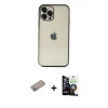 ieg™ iPhone 12 Pro Max Kılıf Vadi Minimal - Şeffaf Temperli Cam Ekran Koruyucu + Shine Kamera Lens Koruma Cam - SABE