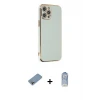ieg™ iPhone 12 Pro Max Kılıf Yankı Serisi - Siyah Joko Magic 5D Cam + Shine Kamera Lens Koruma Cam - GI