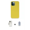 ieg™ iPhone 12 Pro Max Kılıf Zirve Modern Özel Seri - Siyah Joko Magic 5D Cam + Shine Kamera Lens - GD