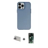 ieg™ iPhone 13 Pro Max Kılıf Ahenk Çizgi Prime - Şeffaf 360 Full Body Arka Koruyucu + Rainbow Kamera Lens Koruma Cam - MR