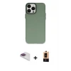 ieg™ iPhone 13 Pro Max Kılıf Ahenk Çizgi Prime - Şeffaf Maxco Cam Ekran Koruyucu + Pers Alüminyum Kamera Lens - GI