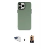 ieg™ iPhone 13 Pro Max Kılıf Ahenk Çizgi Prime - Şeffaf Maxco Cam Ekran Koruyucu + Pers Alüminyum Kamera Lens - LT