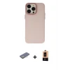 ieg™ iPhone 13 Pro Max Kılıf Ahenk Çizgi Prime - Şeffaf Maxco Cam Ekran Koruyucu + Renkli Kamera Lens Koruma Cam - SI