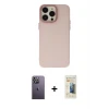 ieg™ iPhone 13 Pro Max Kılıf Ahenk Çizgi Prime - Siyah 6D Mat Seramik Hayalet Nano Ekran Koruyucu + Neon Fosforlu Kamera Lens - BZ