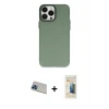 ieg™ iPhone 13 Pro Max Kılıf Ahenk Çizgi Prime - Siyah 6D Mat Seramik Hayalet Nano Ekran Koruyucu + Rainbow Kamera Lens Koruma Cam - MI