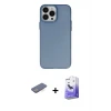 ieg™ iPhone 13 Pro Max Kılıf Ahenk Çizgi Prime - Siyah Bilvis 5in1 5D Magic Hayalet Cam Ekran Koruyucu + Renkli Kamera Lens Koruma Cam - MI