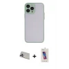 ieg™ iPhone 13 Pro Max Kılıf Ahenk Çizgi Serisi - Siyah Joko 5D Cam + Rainbow Kamera Lens Koruma Cam - MR