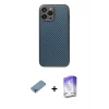 ieg™ iPhone 13 Pro Max Kılıf Ahenk Işık - Siyah Bilvis 5in1 3D Magic Cam Ekran Koruyucu + Shine Kamera Lens Koruma Cam - GI