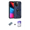 ieg™ iPhone 13 Pro Max Kılıf Ahenk Klasik Koleksiyonu - Siyah Bilvis 5in1 3D Magic Cam Ekran Koruyucu + Metal Kamera Lens Koruma Cam - MR