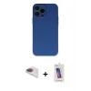 ieg™ iPhone 13 Pro Max Kılıf Ahenk Serisi - Siyah Joko 5D Cam + Pers Alüminyum Kamera Lens - GI