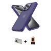 ieg™ iPhone 13 Pro Max Kılıf Atlas Form - Şeffaf Maxco Cam Ekran Koruyucu + Rainbow Kamera Lens Koruma Cam - REGD