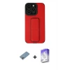 ieg™ iPhone 13 Pro Max Kılıf Çekirdek Yansıma - Siyah Bilvis 5in1 3D Magic Cam Ekran Koruyucu + Shine Kamera Lens Koruma Cam - GI