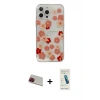 ieg™ iPhone 13 Pro Max Kılıf Eksen Asil Prime - Şeffaf Pasifik Cam Ekran Koruyucu + Rainbow Kamera Lens Koruma Cam - KI