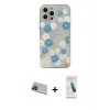 ieg™ iPhone 13 Pro Max Kılıf Eksen Asil Prime - Şeffaf Pasifik Cam Ekran Koruyucu + Rainbow Kamera Lens Koruma Cam - MI