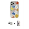 ieg™ iPhone 13 Pro Max Kılıf Eksen Asil Prime - Siyah Bilvis 3D Mat Cam Ekran Koruyucu + Rainbow Kamera Lens Koruma Cam - MR