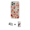 ieg™ iPhone 13 Pro Max Kılıf Eksen Asil Prime - Siyah Bilvis 3D Mat Cam Ekran Koruyucu + Rainbow Kamera Lens Koruma Cam - MR