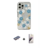 ieg™ iPhone 13 Pro Max Kılıf Eksen Asil Prime - Siyah Bilvis 3D Mat Cam Ekran Koruyucu + Renkli Kamera Lens Koruma Cam - TU