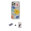 ieg™ iPhone 13 Pro Max Kılıf Eksen Asil Prime - Siyah Bilvis 3D Mat Cam Ekran Koruyucu + Renkli Kamera Lens Koruma Cam - TU