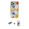 ieg™ iPhone 13 Pro Max Kılıf Eksen Asil Prime - Siyah Bilvis 3D Mat Cam Ekran Koruyucu + Renkli Kamera Lens Koruma Cam - TU