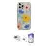 ieg™ iPhone 13 Pro Max Kılıf Eksen Asil Prime - Siyah Bilvis 5in1 3D Magic Cam Ekran Koruyucu + Pers Alüminyum Kamera Lens - GI