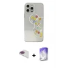 ieg™ iPhone 13 Pro Max Kılıf Eksen Asil Prime - Siyah Bilvis 5in1 3D Magic Cam Ekran Koruyucu + Pers Alüminyum Kamera Lens - GI