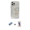 ieg™ iPhone 13 Pro Max Kılıf Eksen Asil Prime - Siyah Joko 5D Cam + Shine Kamera Lens Koruma Cam - PE