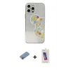 ieg™ iPhone 13 Pro Max Kılıf Eksen Asil Prime - Siyah Joko 5D Cam + Shine Kamera Lens Koruma Cam - PE