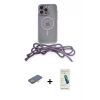 ieg™ iPhone 13 Pro Max Kılıf Eksen Özel Seri - Şeffaf Pasifik Cam Ekran Koruyucu + Renkli Kamera Lens Koruma Cam - TU