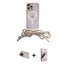 ieg™ iPhone 13 Pro Max Kılıf Eksen Özel Seri - Siyah Bilvis 3D Mat Cam Ekran Koruyucu + Rainbow Kamera Lens Koruma Cam - KI
