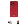 ieg™ iPhone 13 Pro Max Kılıf Kozmos Minimal Prime - Şeffaf Maxco Cam Ekran Koruyucu + Rainbow Kamera Lens Koruma Cam - KI