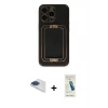 ieg™ iPhone 13 Pro Max Kılıf Kozmos Minimal Prime - Şeffaf Pasifik Cam Ekran Koruyucu + Pers Alüminyum Kamera Lens - LT