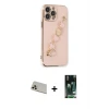 ieg™ iPhone 13 Pro Max Kılıf Nova Işık Prime - Şeffaf 360 Full Body Arka Koruyucu + Rainbow Kamera Lens Koruma Cam - REGD
