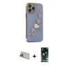 ieg™ iPhone 13 Pro Max Kılıf Nova Işık Prime - Şeffaf 360 Full Body Arka Koruyucu + Rainbow Kamera Lens Koruma Cam - REGD