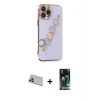 ieg™ iPhone 13 Pro Max Kılıf Nova Işık Prime - Şeffaf 360 Full Body Arka Koruyucu + Rainbow Kamera Lens Koruma Cam - REGD