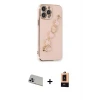 ieg™ iPhone 13 Pro Max Kılıf Nova Işık Prime - Şeffaf Maxco Cam Ekran Koruyucu + Rainbow Kamera Lens Koruma Cam - MR