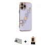 ieg™ iPhone 13 Pro Max Kılıf Nova Işık Prime - Şeffaf Maxco Cam Ekran Koruyucu + Rainbow Kamera Lens Koruma Cam - MR